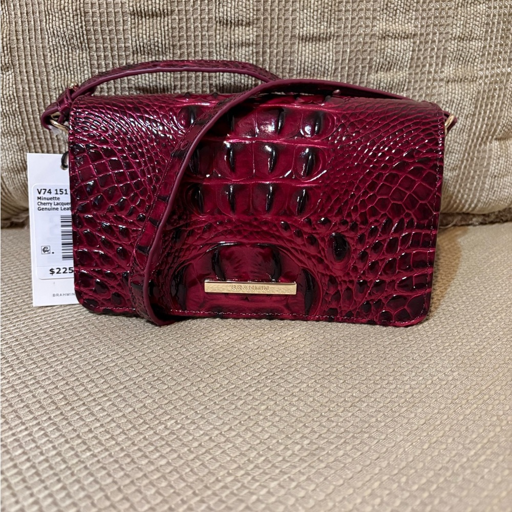 Brahmin Minuette Crossbody Cherry Locker Melbourne Bag